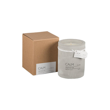 CALM Doftljus M Ylang ylang & musk, Brun/grå