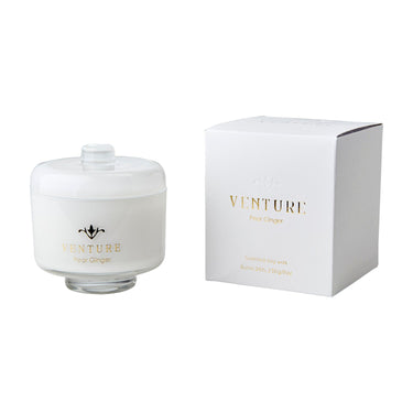 VENTURE Doftljus Pear & ginger, Vit