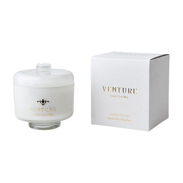 VENTURE Doftljus Fresh cut lilies, Vit