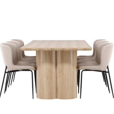 Venture Home Olivia Dining Table with Modesto Dining Chair