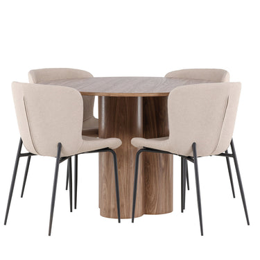 Venture Home Olivia Dining Table with Modesto Dining Chair