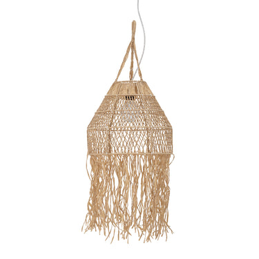 Thora taklampa, natur, raffia