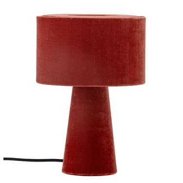 Emmie bordslampa, röd, polyester