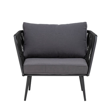 Pavone Brandsäker Lounge Chair, Svart, Metall